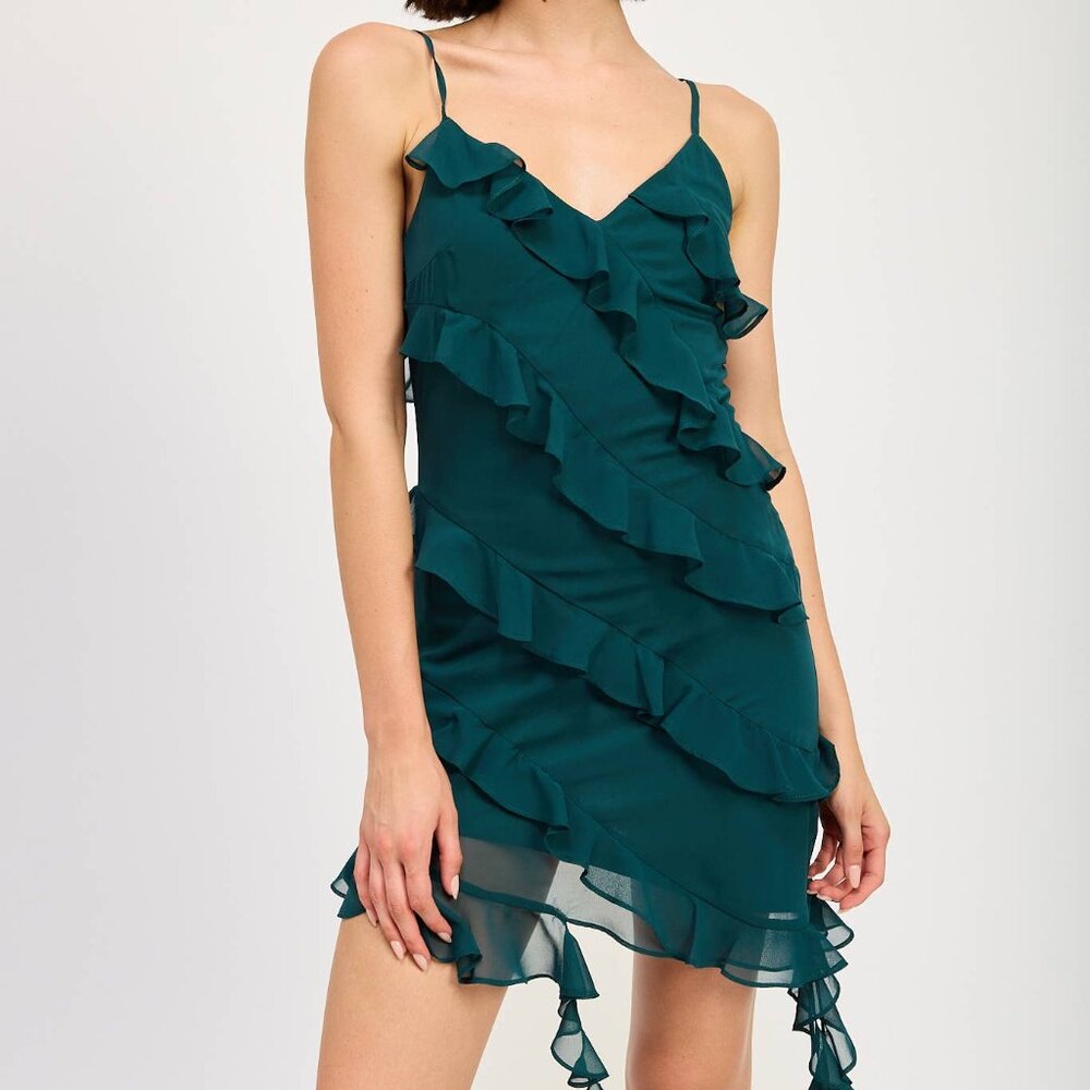 Ruffle Mini Dress
